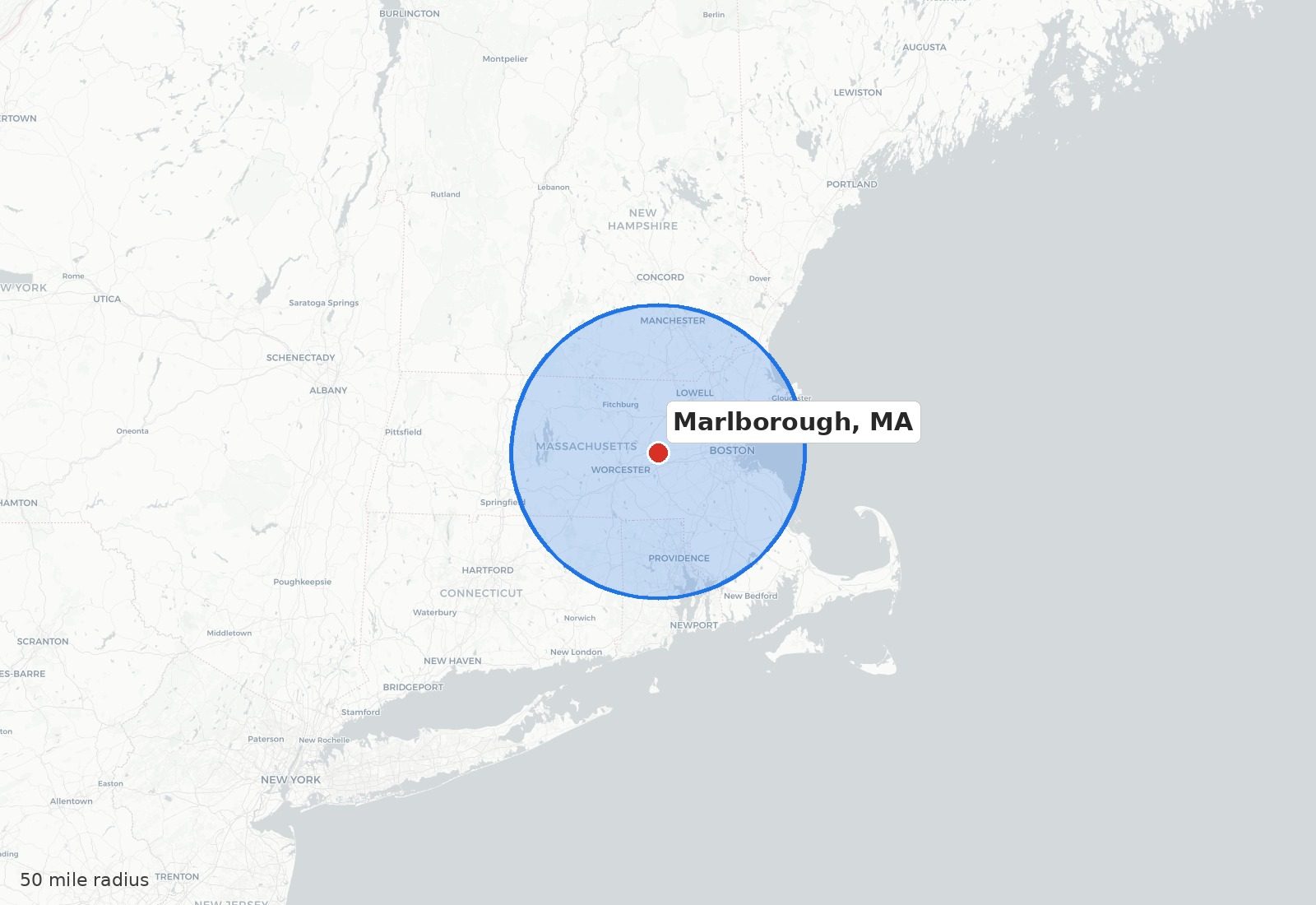 Service area: Marlborough & Greater Boston (50-mile radius)